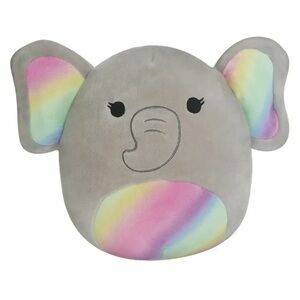 Mila 12” Pastel Rainbow Elephant Squishmallow